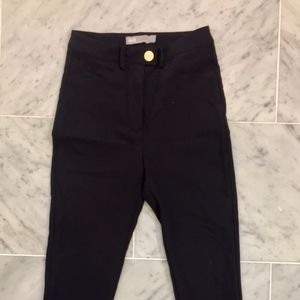ASOS Tall Stretch Skinny Black Pants Size 2
